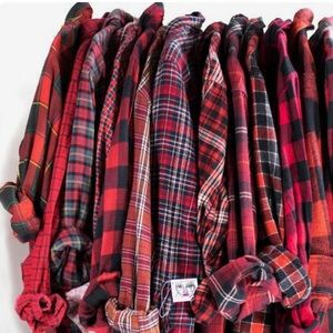 Vintage red flannel